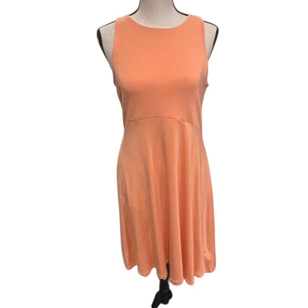 Orange Athleta Dress with Empire a waist Women's Medium Athleisure Tennis Sport